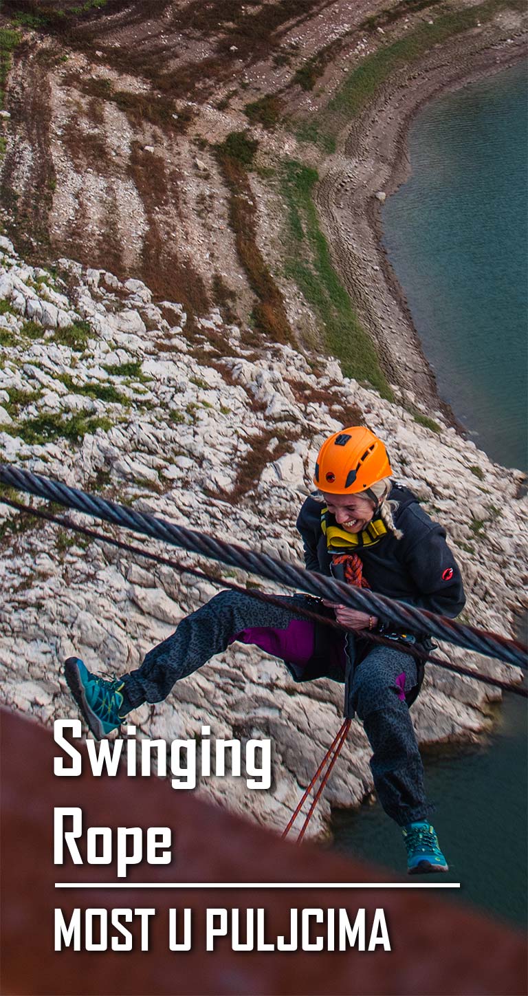 Swinging rope